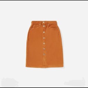 Everlane - The Button-Front Corduroy Skirt
